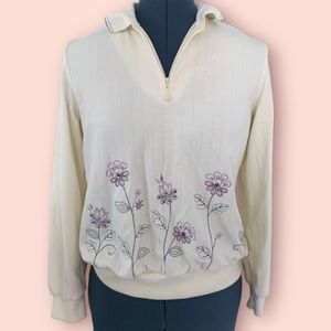 Alfie flower pullover